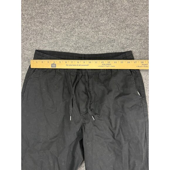 Vans Pants Mens Medium Black Elastic Waist Chino Drawstring Skate Casual - Picture 4 of 9